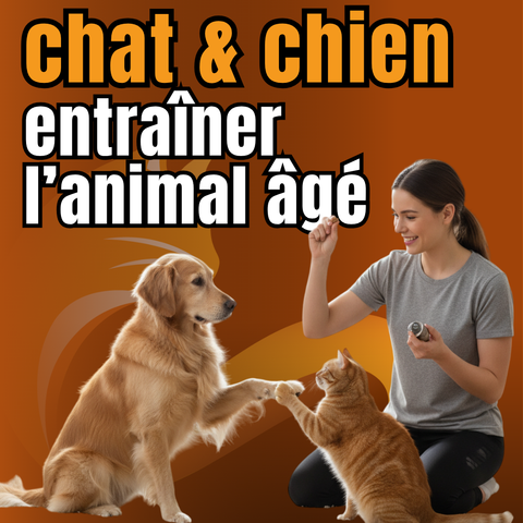 11 novembre 2025/ Web conférence GRATUITE "chat & chien - entraîner l'animal âgé"